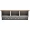 CHARLES BENTLEY Charnwood Floating Storage Shelf With Metal Hooks And Three Storage Cubbies 1 CHARLES BENTLEY Charnwood Floating Storage Shelf With Metal Hooks And Three Storage Cubbies -CHARLES BENTLEY Shop 71338399 1