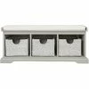CHARLES BENTLEY Charnwood Hallway Bench With Three Removable Storage Baskets And Removable Seat -CHARLES BENTLEY Shop 71338430 1