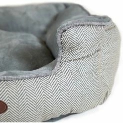 Charles Bentley Small Grey Plush Soft Furry Washable Dog Cat Pet Bed -CHARLES BENTLEY Shop 9842012 3